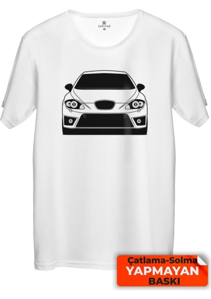 Çakılap Seat Leon Mk2 Baskılı Tişört Unisex, Premium Kalite (Rgl-Otmbl-Seat)