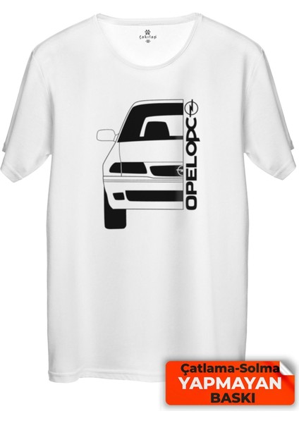 Çakılap Opel Astra F Baskılı Tişört Unisex, Premium Kalite (Rgl-Otmbl-Opl)