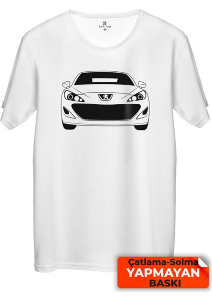 Çakılap Peugeot Rcz Baskılı Tişört Unisex, Premium Kalite (Rgl-Otmbl-Pgt)