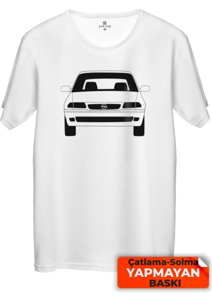 Çakılap Opel Astra F Baskılı Tişört Unisex, Premium Kalite (Rgl-Otmbl-Opl)