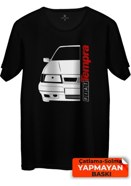 Çakılap Fiat Tempra Baskılı Tişört Unisex, Premium Kalite (Rgl-Otmbl-Fiat)