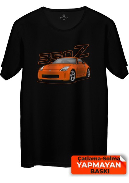 Çakılap Nissan 350Z Baskılı Tişört Unisex, Premium Kalite (Rgl-Otmbl-Nssn)