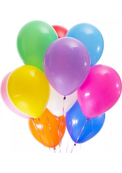 Parti Paketi Karışık Renkli Balon +Balon Çubuğu fırsatları