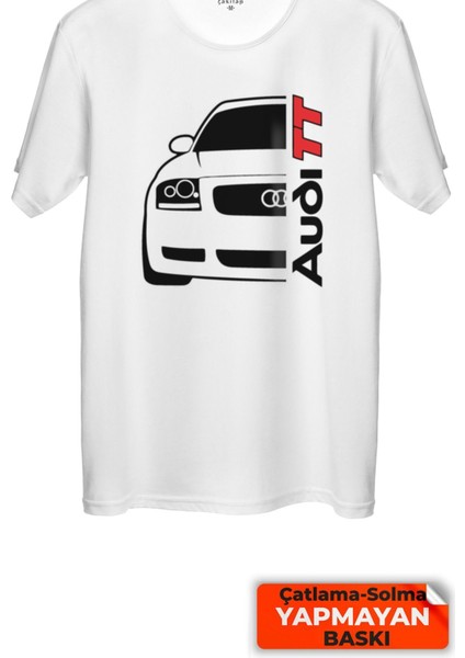 Çakılap Audi Tt Mk1 Baskılı Tişört Unisex, Premium Kalite (Rgl-Otmbl-Audi)