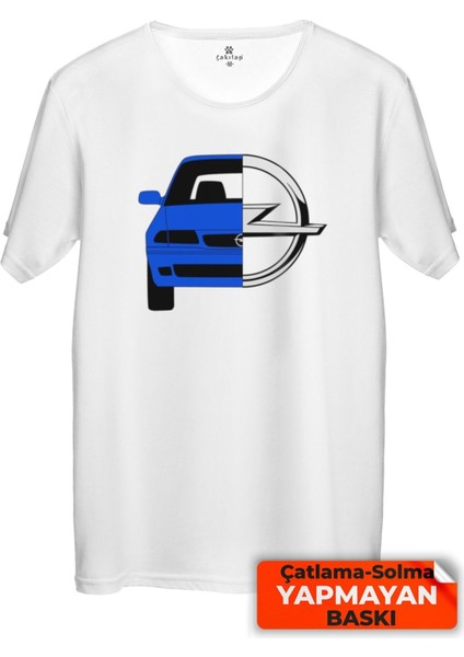 Çakılap Opel Astra F Baskılı Tişört Unisex, Premium Kalite (Rgl-Otmbl-Opl)