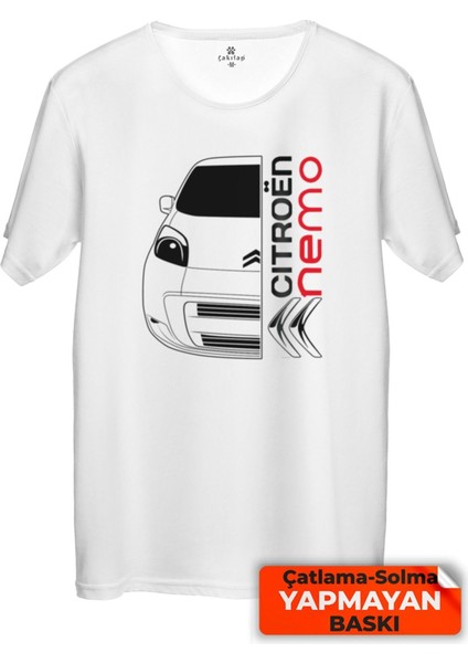 Citroen Nemo Baskılı Tişört Unisex, Premium Kalite (Rgl-Otmbl-Ctrn)