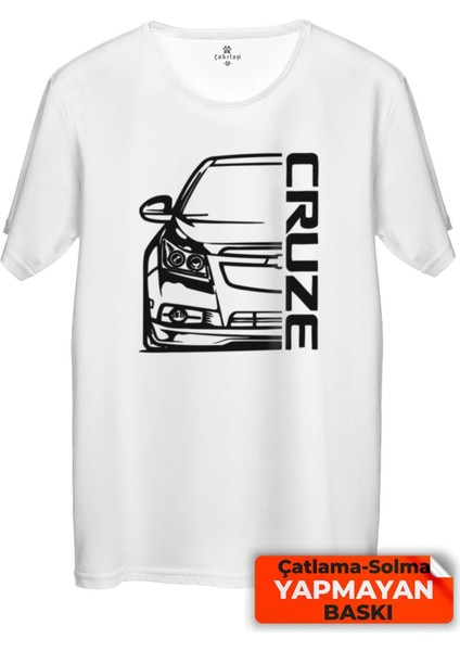 Chevrolet Cruze Baskılı Tişört Unisex, Premium Kalite (Rgl-Otmbl-Cvrlt)