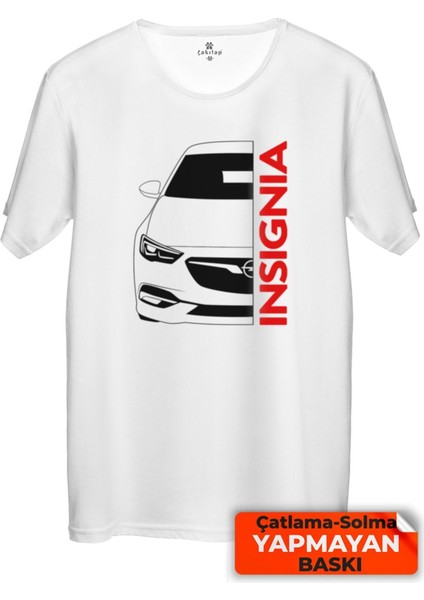Çakılap Opel Insignia Baskılı Tişört Unisex, Premium Kalite (Rgl-Otmbl-Opl)