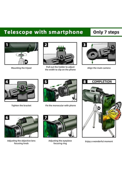 40X60 Dış Mekan Gece Görüşlü Monoküler (Standart) (Yurt Dışından) fırsatları