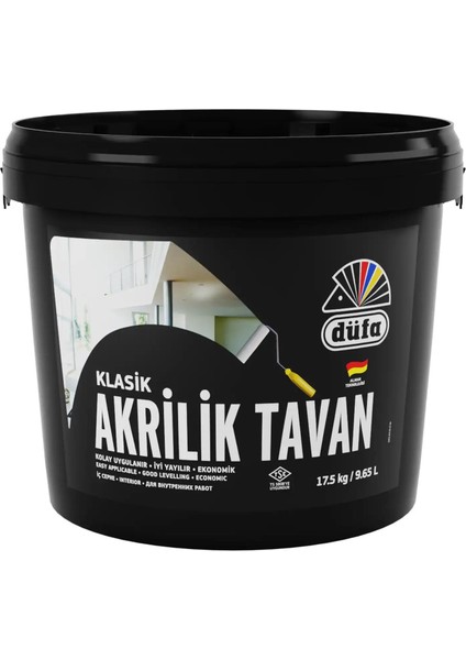 Akrilik Tavan Boyası Beyaz 17.5 kg