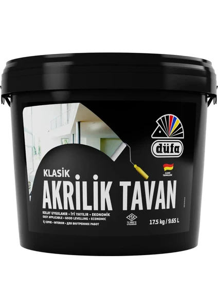 Akrilik Tavan Boyası Beyaz 17.5 kg