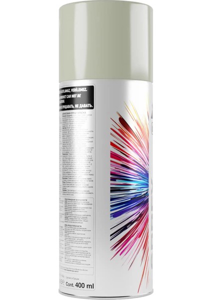 Metalik Sprey Boya 0357 Metalik Gri 400 ml