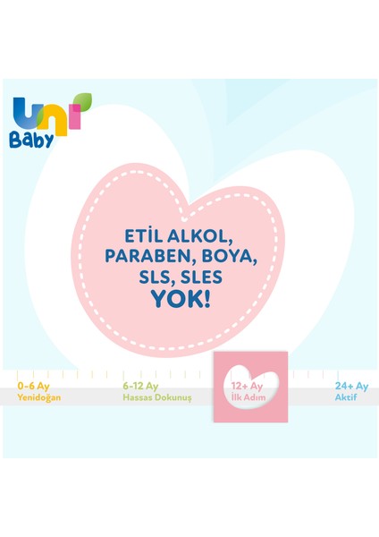 Uni Baby Ilk Adim Islak Mendil 24x52 (1248 Yaprak)