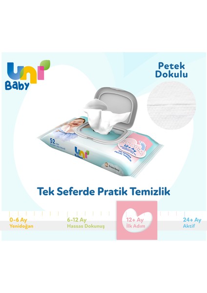 Uni Baby Ilk Adim Islak Mendil 24x52 (1248 Yaprak)