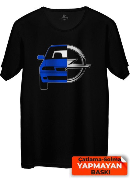Çakılap Opel Astra F Baskılı Tişört Unisex, Premium Kalite (Rgl-Otmbl-Opl)