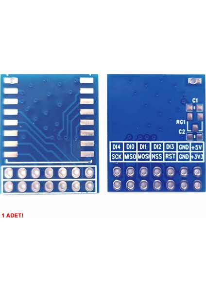 Ra-01 Rf Modül Için Dip Çevirici Pcb 433MHZ Lora RA01 Kablosuz Haberleşme Modül Pcbsi Devre Kartı