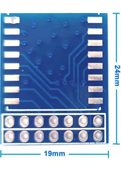 Ra-01 Rf Modül Için Dip Çevirici Pcb 433MHZ Lora RA01 Kablosuz Haberleşme Modül Pcbsi Devre Kartı