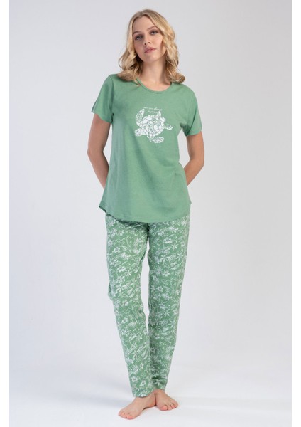 Kadın Kısa Kol Pijama Takım , 311101