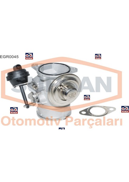 Egr Valfi EGR0045 Bora Golf-Iv 1.9tdı (Asz-Arl) Pneumatıc Vakum Kontrollü 038131501T Gold