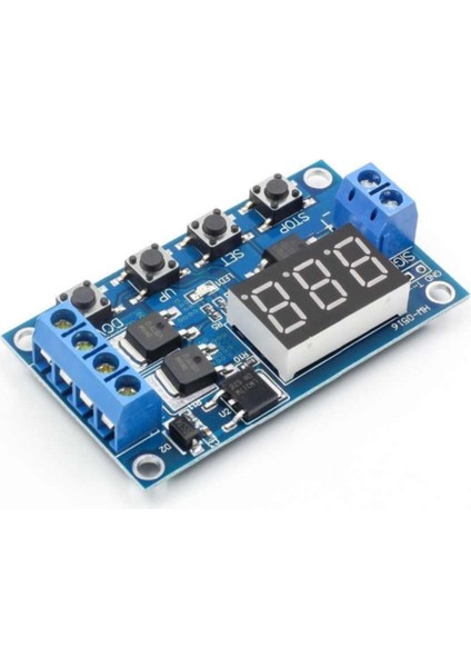 Zamanlayıcı Timer Modül Dual Mosfetli Gecikmeli Başlangıç 0-999SN
