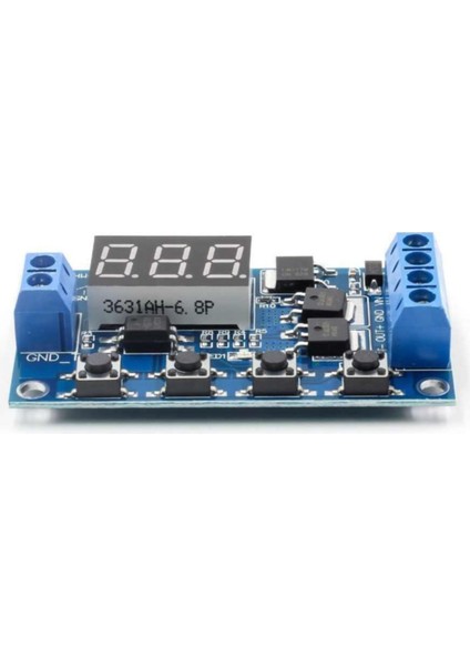 Zamanlayıcı Timer Modül Dual Mosfetli Gecikmeli Başlangıç 0-999SN