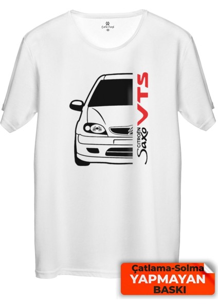 Çakılap Citroen Saxo Baskılı Tişört Unisex, Premium Kalite (Rgl-Otmbl-Ctrn)