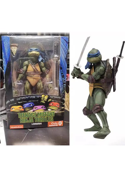 Teenage Mutant Ninja Turtles Modeli Mafsallı Hareketli Çocuk Oyuncağı (Yurt Dışından)