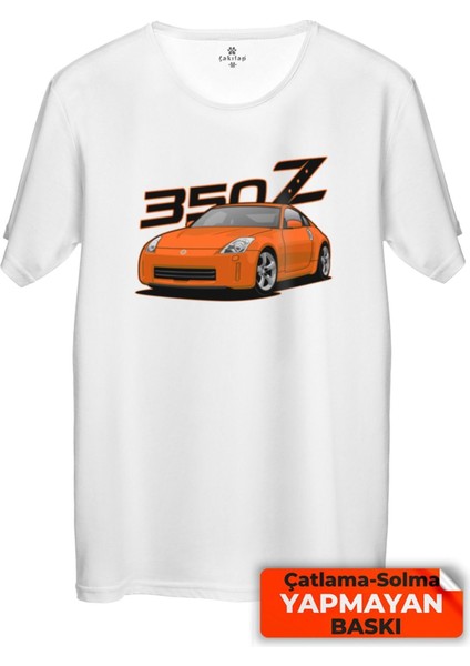 Çakılap Nissan 350Z Baskılı Tişört Unisex, Premium Kalite (Rgl-Otmbl-Nssn)