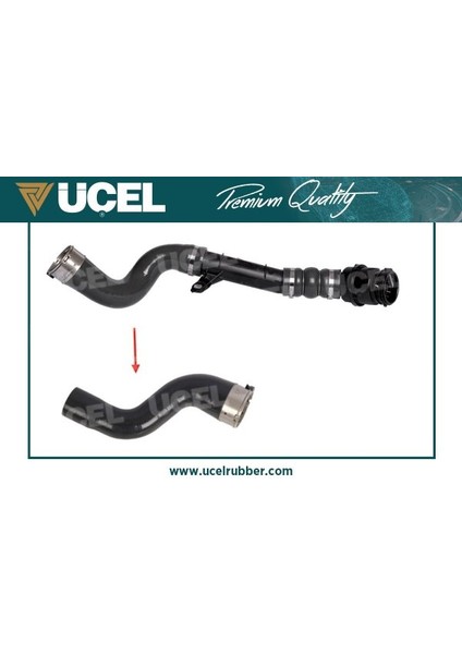 Turbo Borusu 15142 Megane-Iv Kadjar Talısman 1.5 Dcı K9K (Plastik Boru Hariç) 144609787R Gold