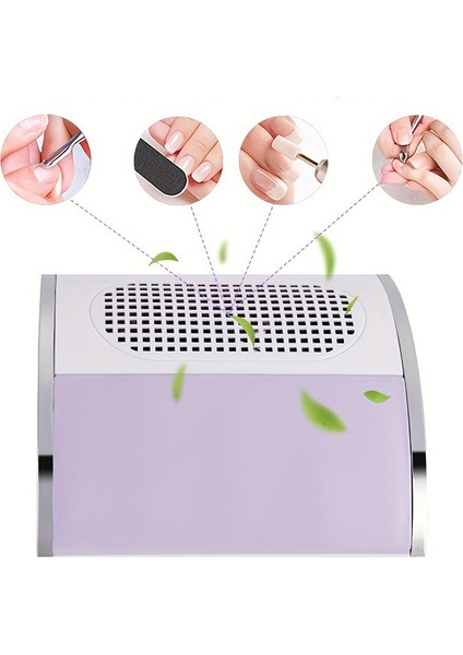 80W Güçlü Tırnak Toz Toplayıcı Makinesi, Tırnak Tozu Elektrikli Süpürge, Nail Art Koleksiyonu Pedikür Araçları Için (Yurt Dışından)