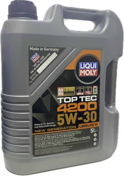 Lıquı Moly Motor Yağı Top Tec 4200 / 5W-30 5 Lt. fiyatları
