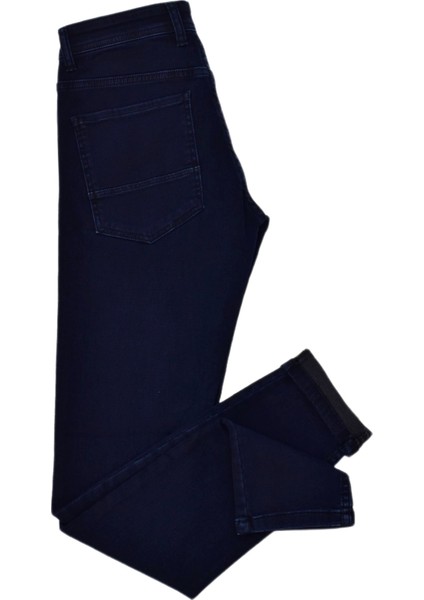 Erkek Lacivert Silim Fit 5 Cepli Jeans Pantolon BGL-ST03820 indirimleri