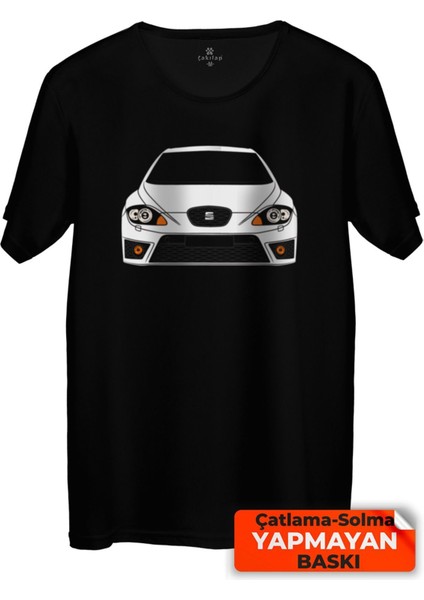 Çakılap Seat Leon Mk2 Baskılı Tişört Unisex, (Rgl-Otmbl-Seat)