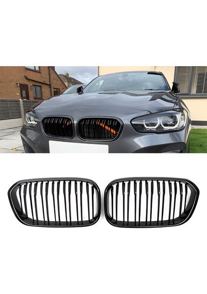 S-Dizayn Bmw 1 Serisi F20/F21 Ön Panjur Böbrek Parlak Siyah Piano Black M1 Model 2015-2019