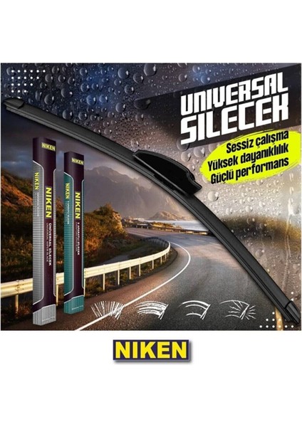 Niken Yeni Seri Fiat Panda Silecek Takımı (EKI.2003-ARA.2012) Muz Tip Silecek Aparatlı modelleri