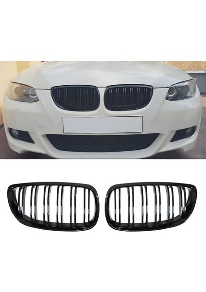 S-Dizayn Bmw 3 Serisi E92/E93 Ön Panjur Böbrek Parlak Siyah Piano Black M3 Model 2006-2009