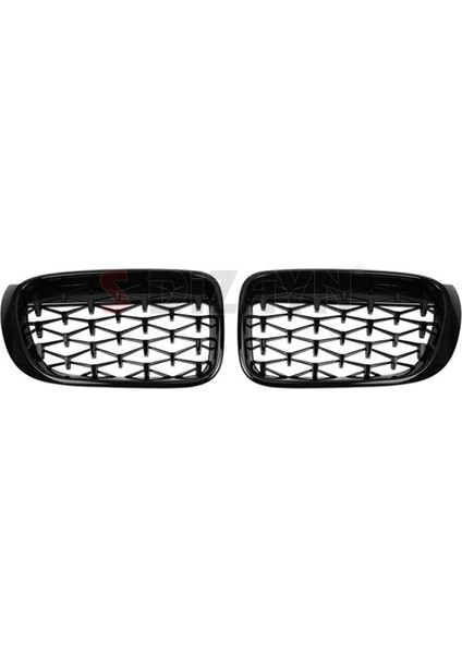 S-Dizayn Bmw X3-X4 F25/F26 Ön Panjur Böbrek Parlak Siyah Piano Black Diamond Model 2014-2017 modelleri