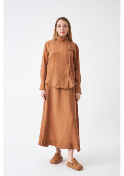 Pervazlı Model Etek Sütlü Kahve fiyatları