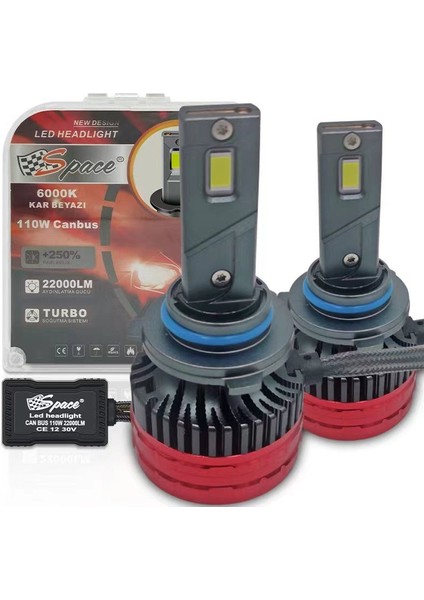 LED Far Ampulü Canbus 110W 22000LM H9005 / LAAM924-1 fırsatları