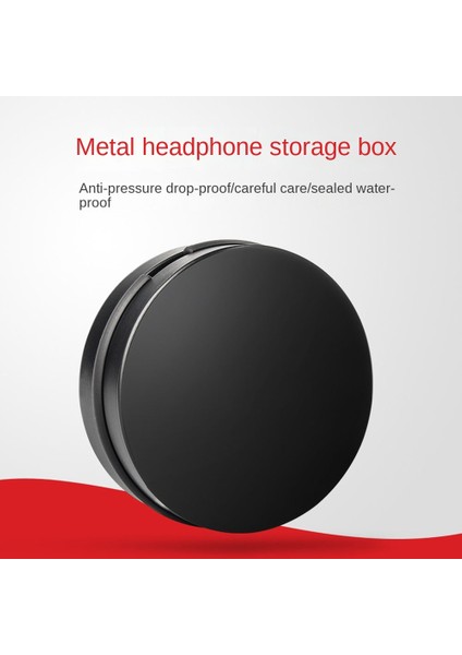 Metal Kulaklık Kutusu Mini Taşınabilir Düşmeye Dayanıklı Su Geçirmez ve Basınca Dayanıklı Alüminyum Alaşımlı Kulaklık Saklama Kutusu (Yurt Dışından) fırsatları