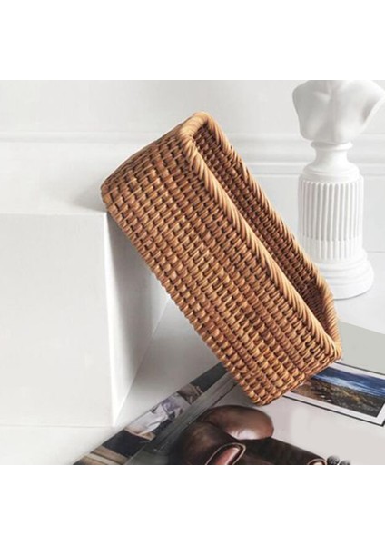 Rattan Depolama Sepeti Oturma Odası Yatak Odası Masaüstü Aperatifler ve Çeşitli Eşyalar Depolama Sepeti El Dokuma Depolama Sepeti (Yurt Dışından) modelleri