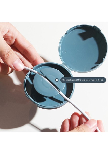 Veri Kablosu Saklama Kutusu Dönebilen Geri Çekilebilir Kablo Makarası Kulaklık Şarj Kablosu Düzenleyici 4 Adet Turuncu (Yurt Dışından) fırsatları