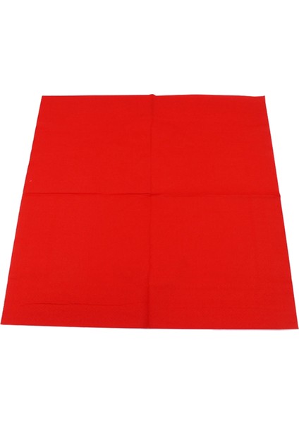 2 Pack Solid Color Printed Paper Napkin (Red) (Yurt Dışından)