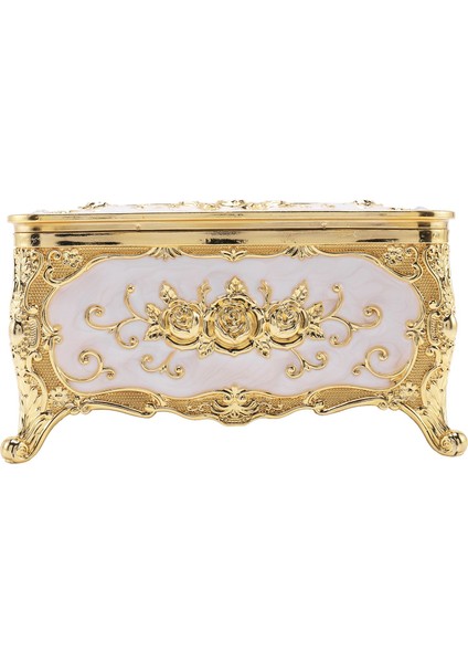 Acrylic Tissue Box Universal Paper Rack Office Table Accessories Home Office Ktv Hotel Car Case Holder Gold (Yurt Dışından)