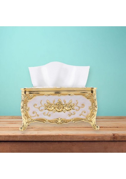 Acrylic Tissue Box Universal Paper Rack Office Table Accessories Home Office Ktv Hotel Car Case Holder Gold (Yurt Dışından) modelleri