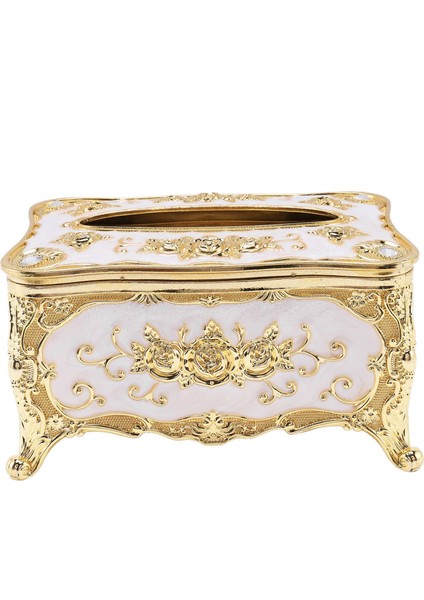 Acrylic Tissue Box Universal Paper Rack Office Table Accessories Home Office Ktv Hotel Car Case Holder Gold (Yurt Dışından) fırsatları