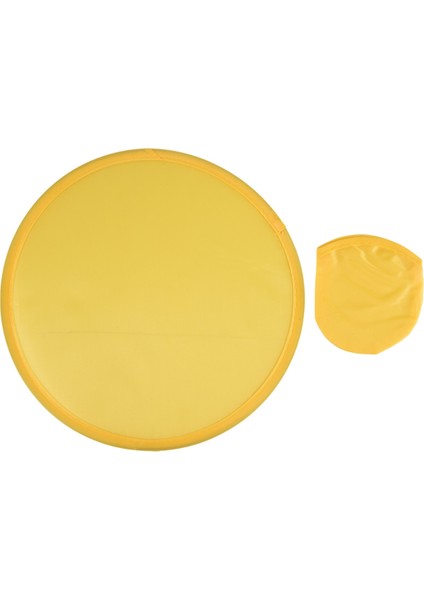 Foldable Round Fan-Yellow (Yurt Dışından)