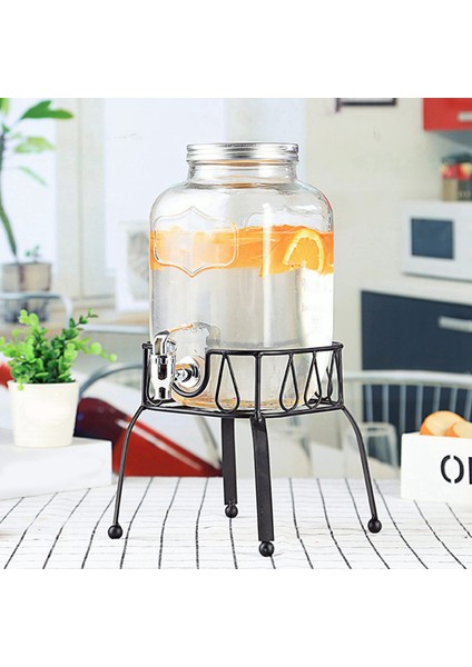 2x Metal Iron Drink Dispenser Stand Basket Party Juice Tea Bucket Holder Stand S (Yurt Dışından) indirimleri