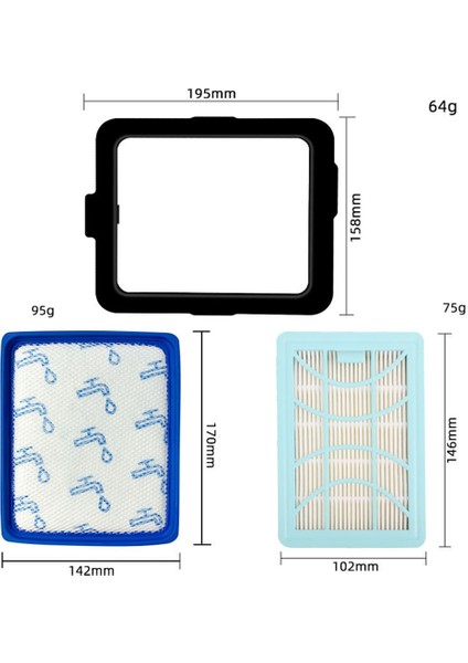 Suitable For CP0616 FC9728 FC9730 FC9731 FC9732 FC9733 FC9734 FC9735 Filter And Filter Frame (Yurt Dışından)