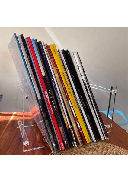 3x Clear Vinyl Record Stand Holder For Desktop Album Storage, Acrylic Vinyl Record Shelf Display 50 (Yurt Dışından) indirimleri
